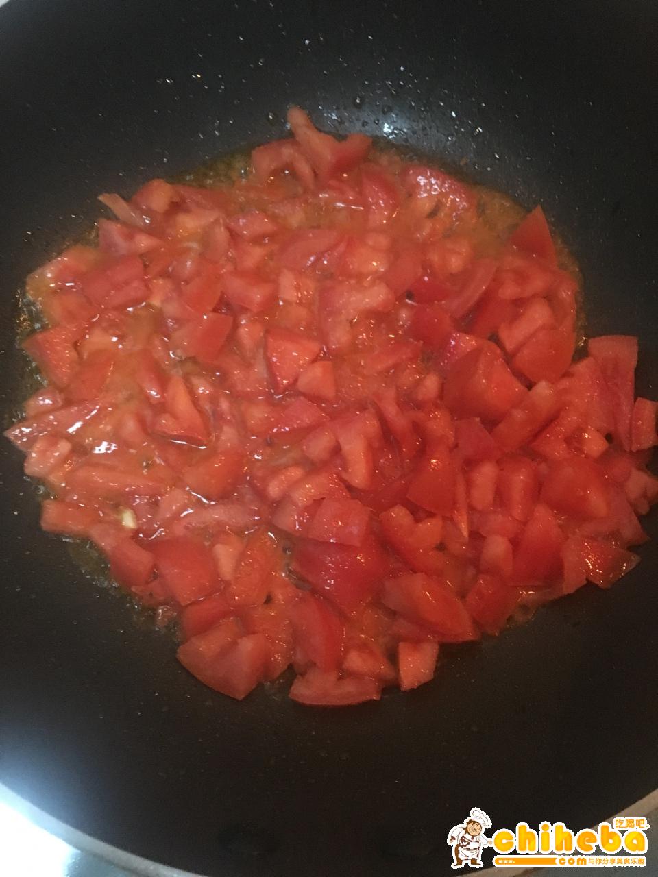 养胃番茄疙瘩汤的做法 步骤4